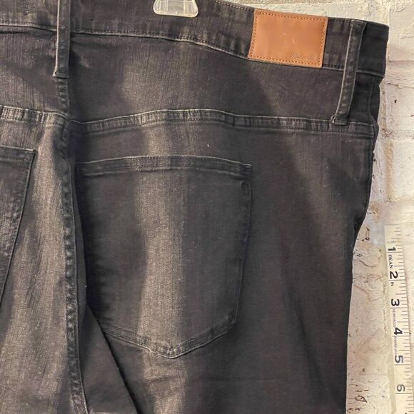 NWT Madewell Cali Demi-Boot Chewed Hem Jeans Plus Size Curvy 37Petite - Picture 8 of 14